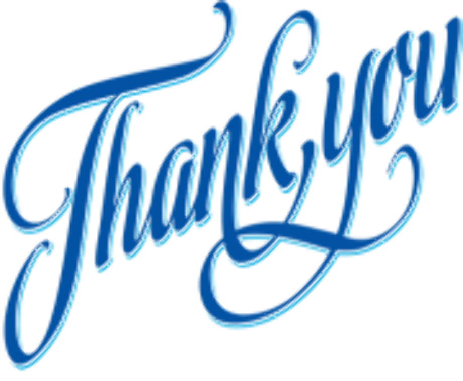 Download High Quality thank you clipart blue Transparent PNG Images
