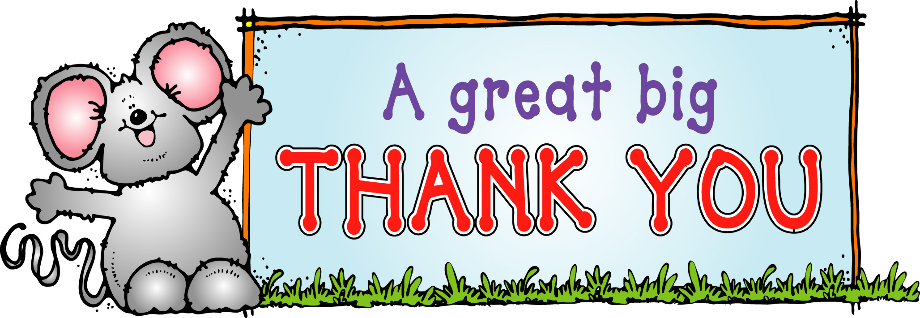 volunteer clipart thank you