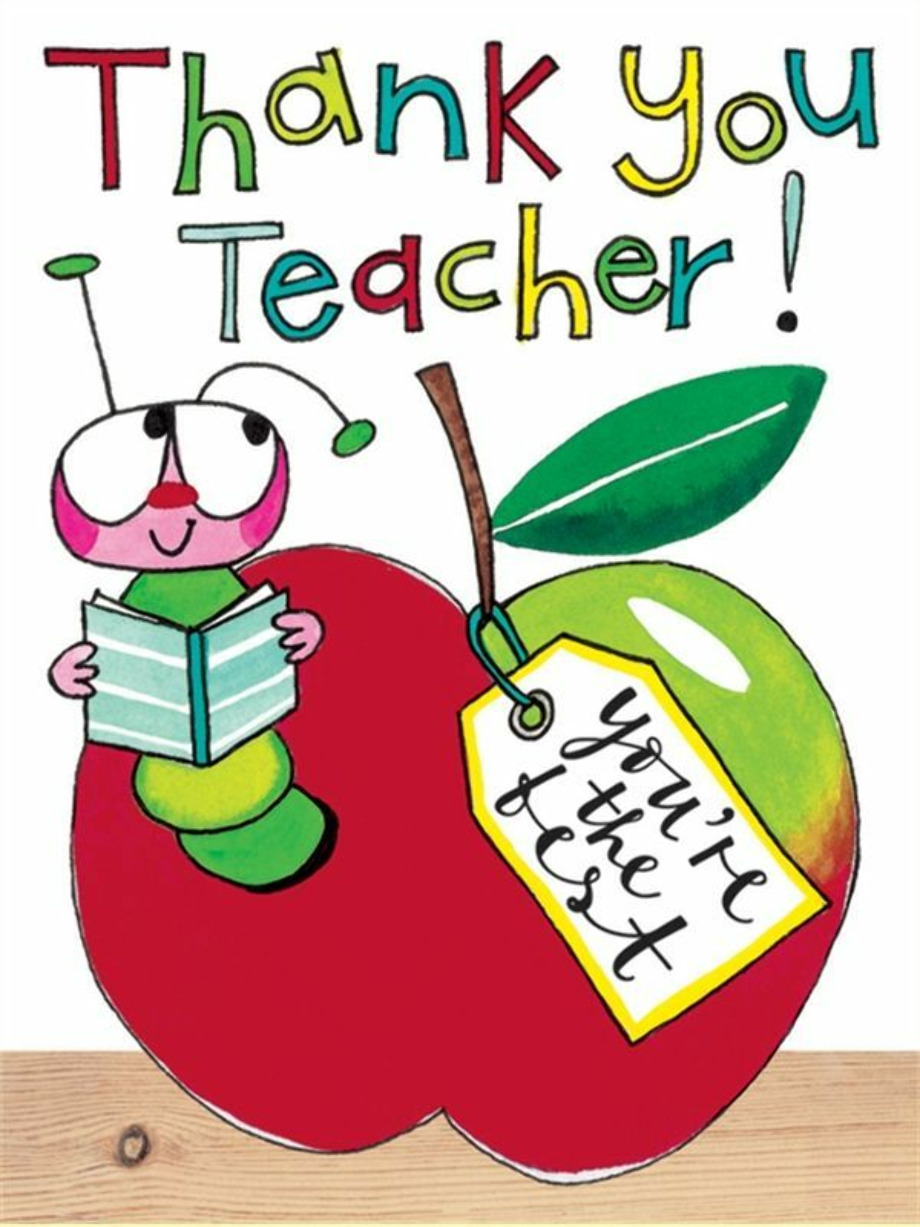 Download High Quality thank you clipart teacher Transparent PNG Images