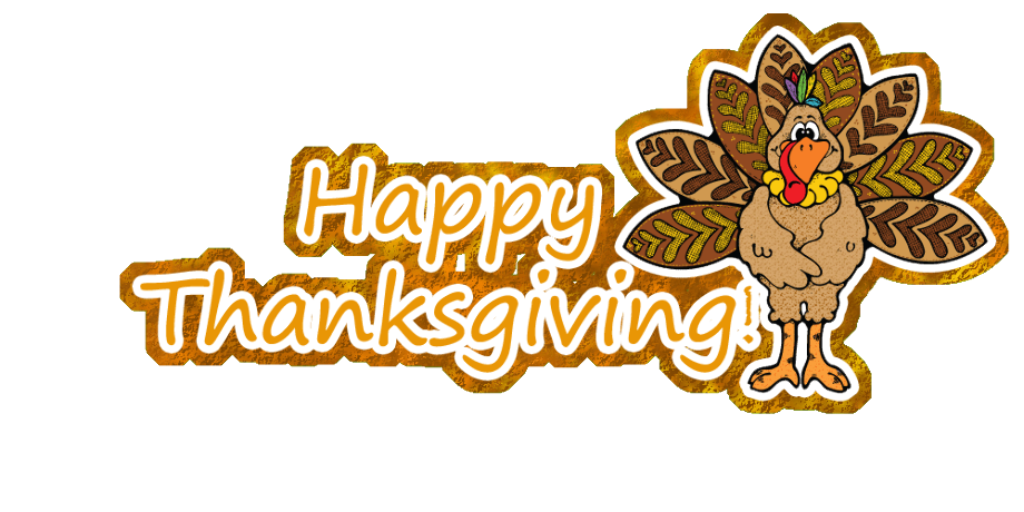 happy thanksgiving clipart logo