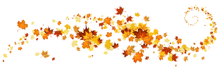 fall leaves clipart garland