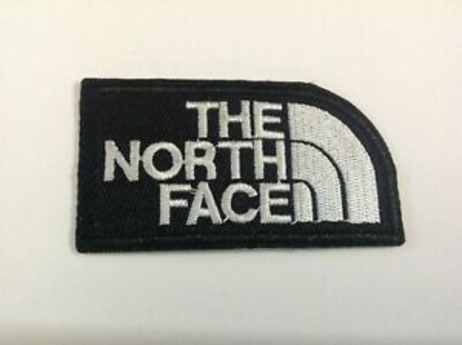 the north face logo patch