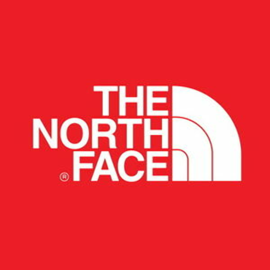 the north face logo sticker