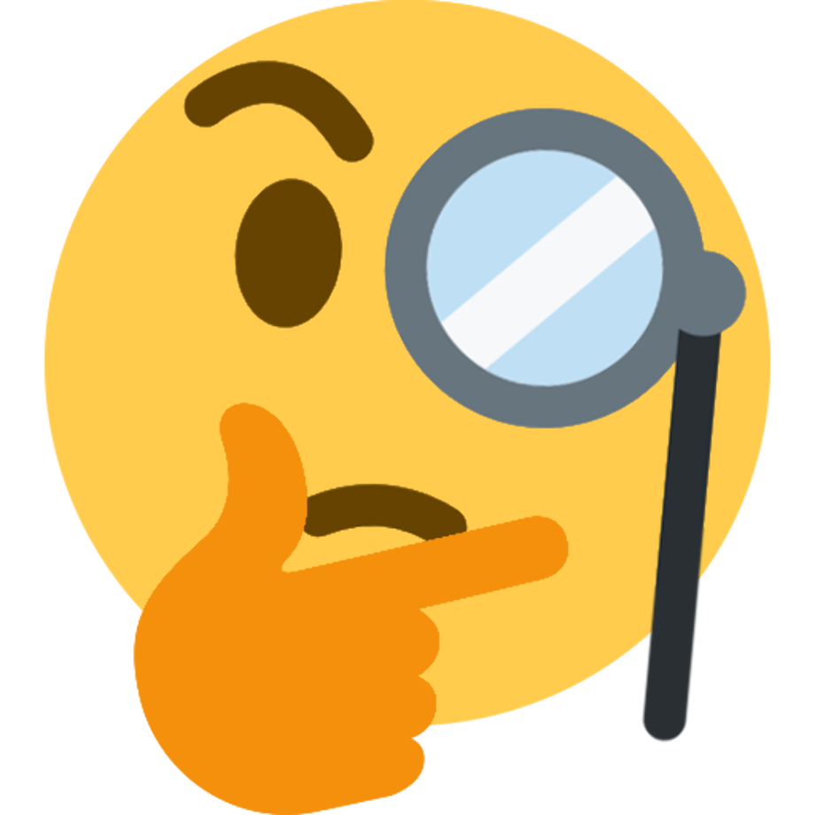 Thinking Emoji PNG Transparent