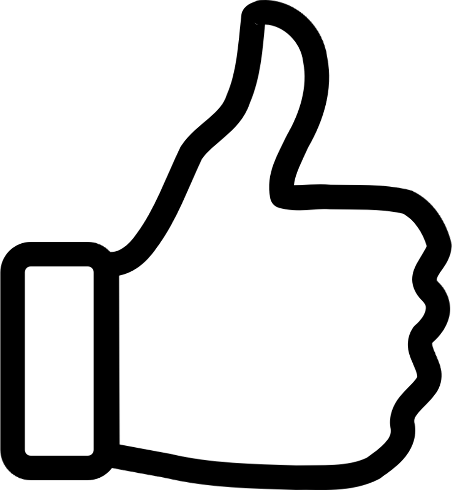 Download High Quality thumbs up clip art white Transparent PNG Images