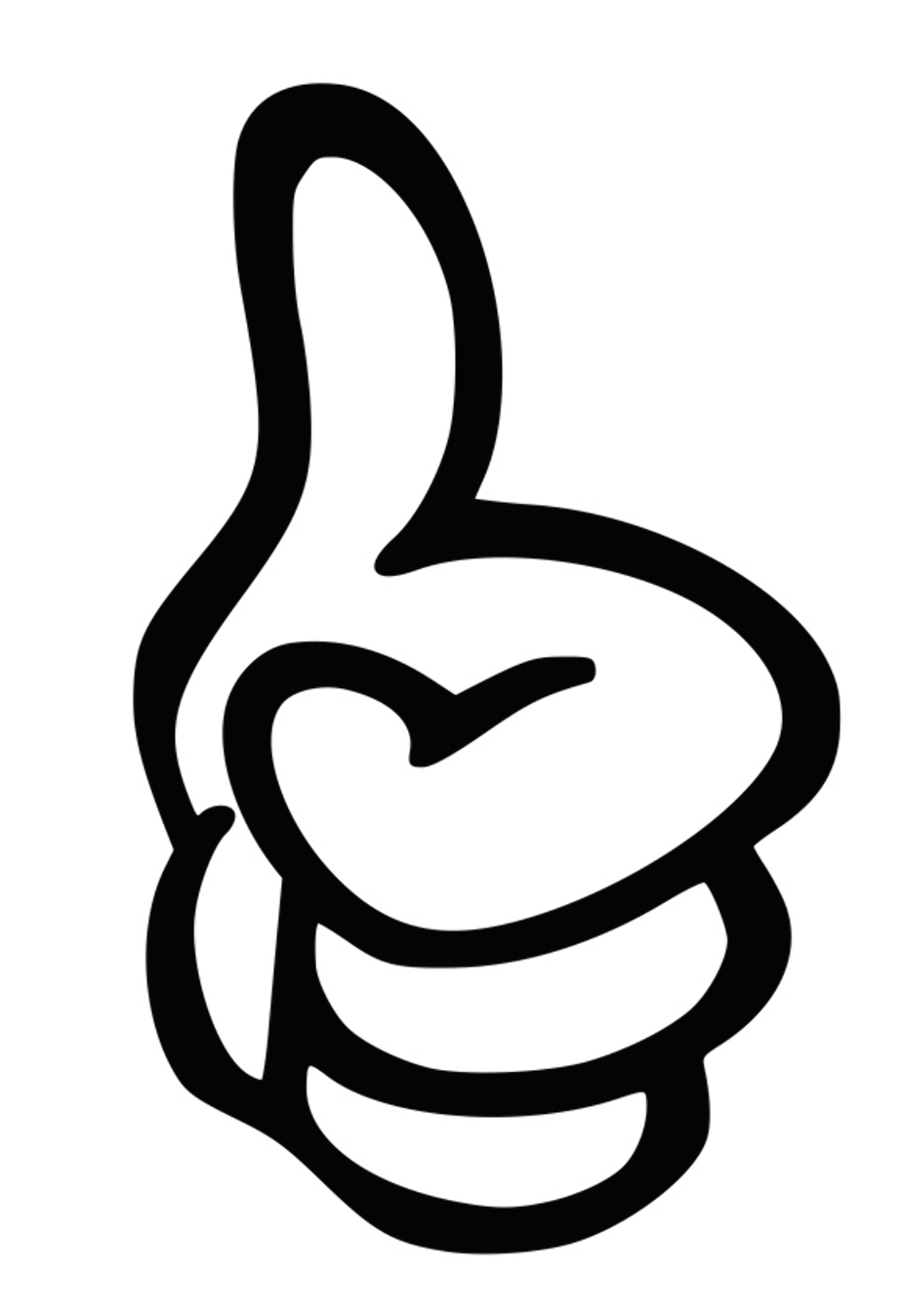 thumbs up clip art cartoon