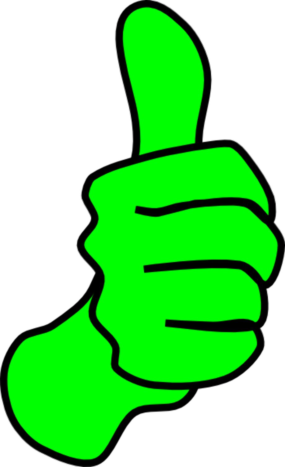 thumbs up clip art green