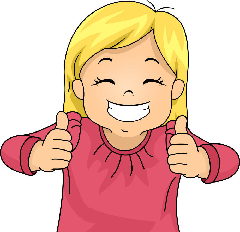 thumbs up clipart kids