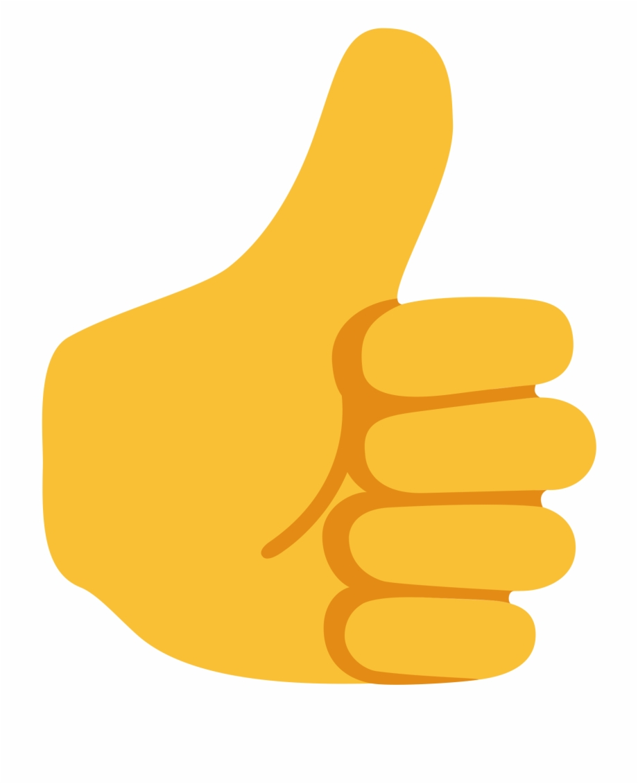 a thumbs up