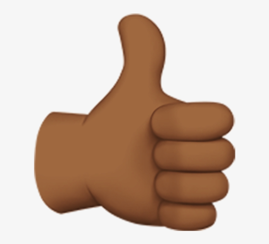 Download High Quality thumbs up transparent brown Transparent PNG