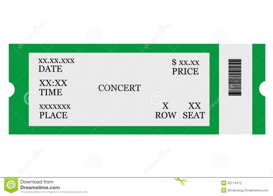Download High Quality ticket clip art fill in blank
