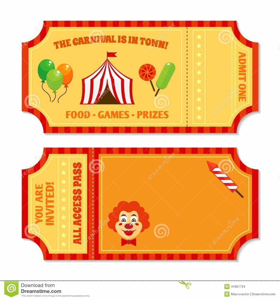 carnival clipart template
