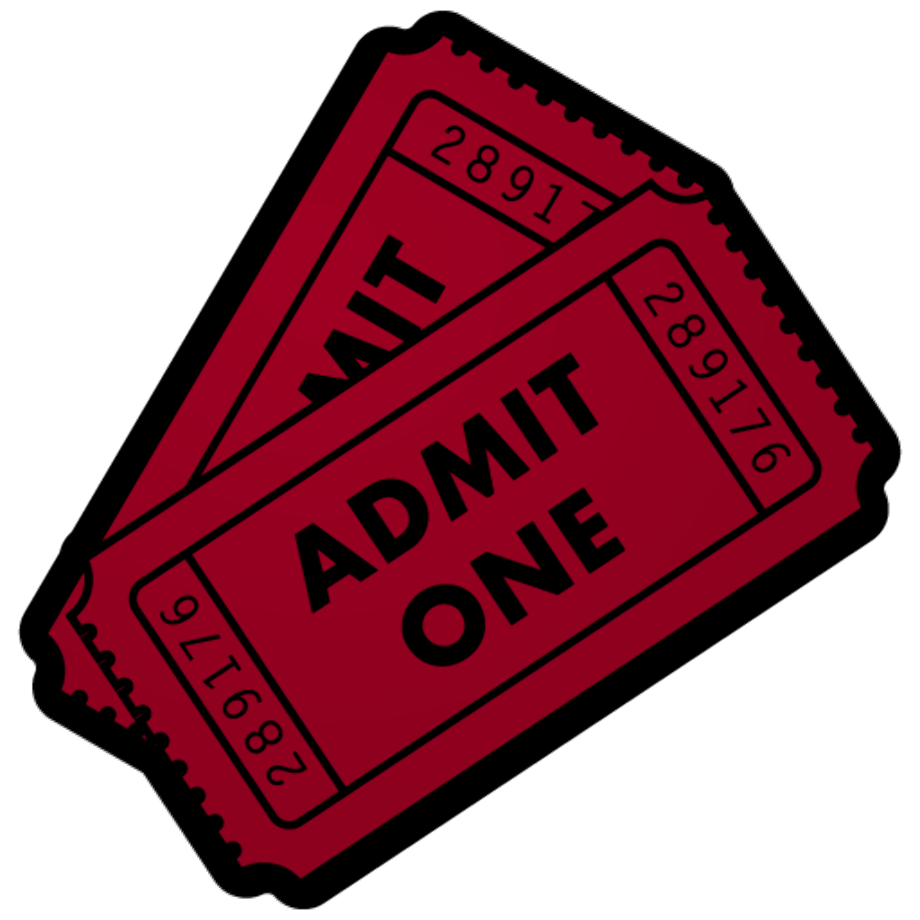 ticket clipart red
