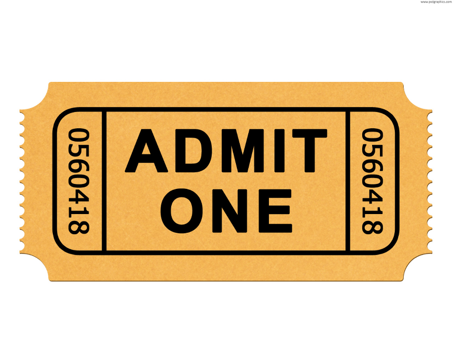movie clipart ticket