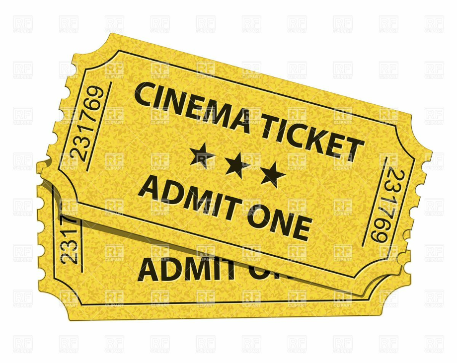 ticket clipart movie