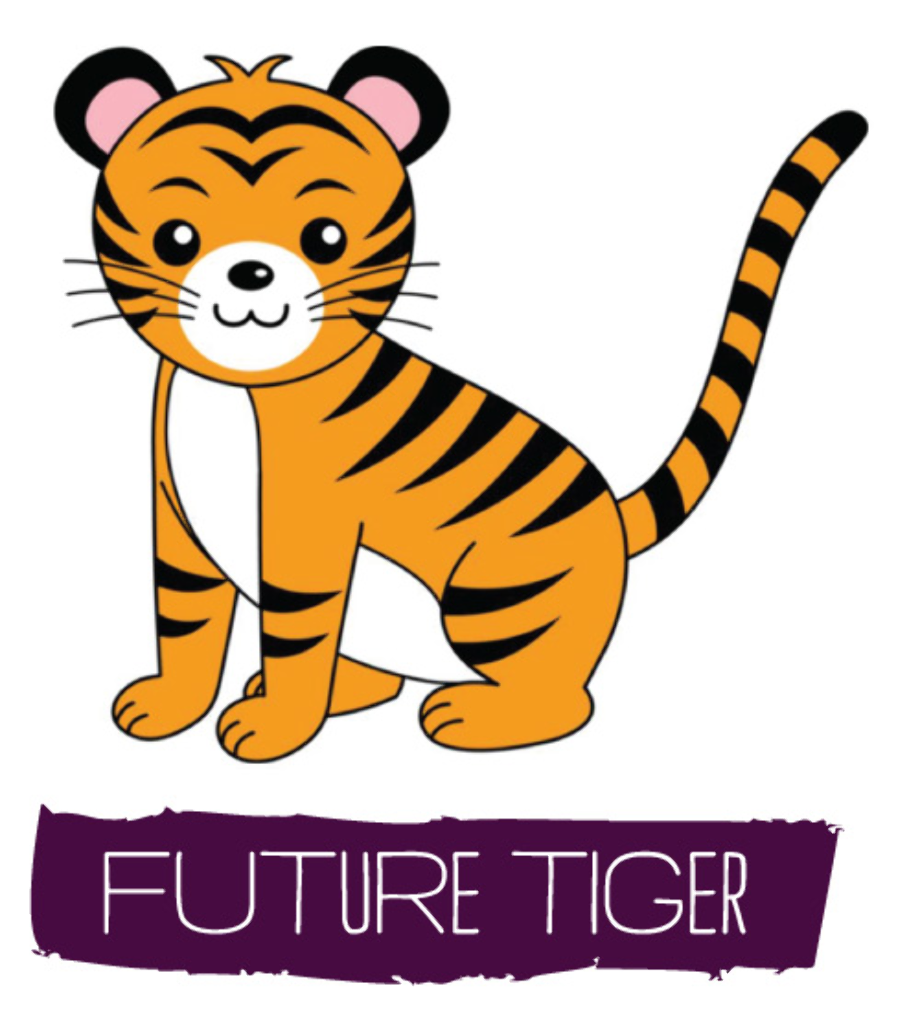tiger clipart easy