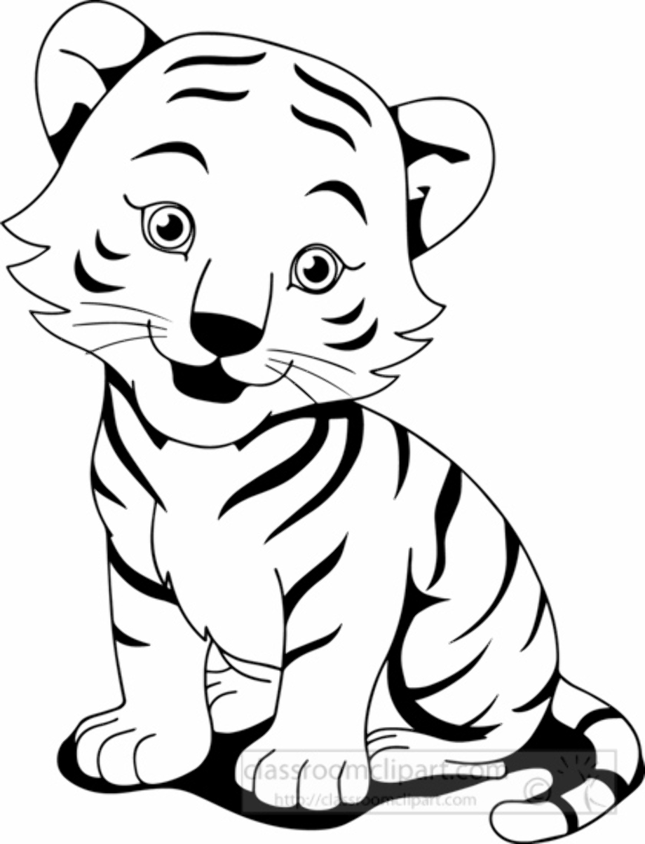 Download High Quality Tiger Clipart Outline Transparent PNG Images   Tiger Clipart Outline 5 