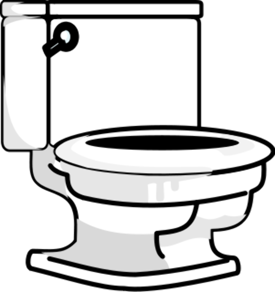 Download High Quality toilet clipart black white Transparent PNG Images