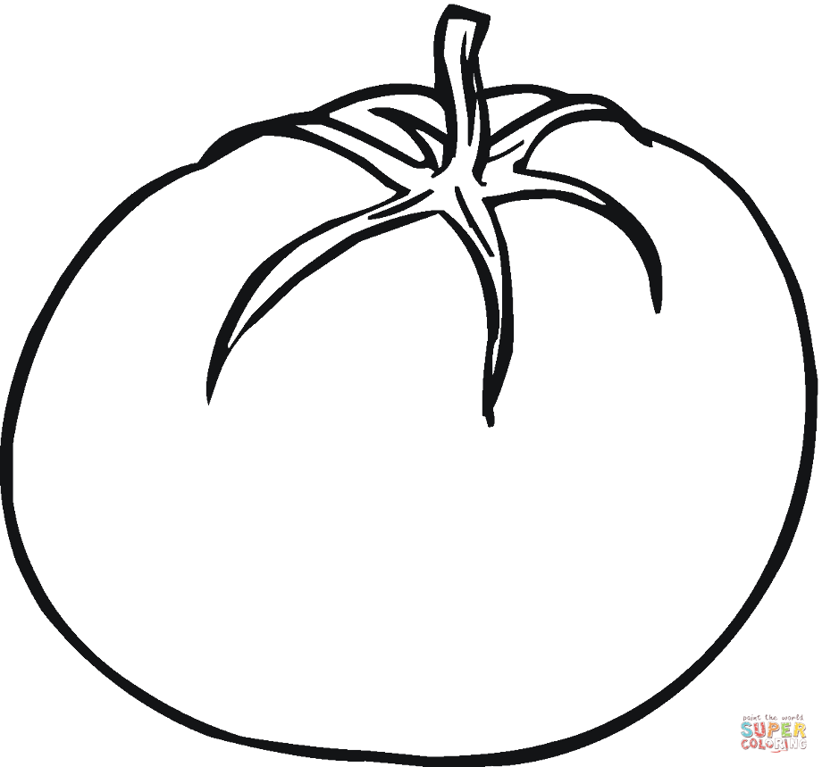 tomato clipart drawing