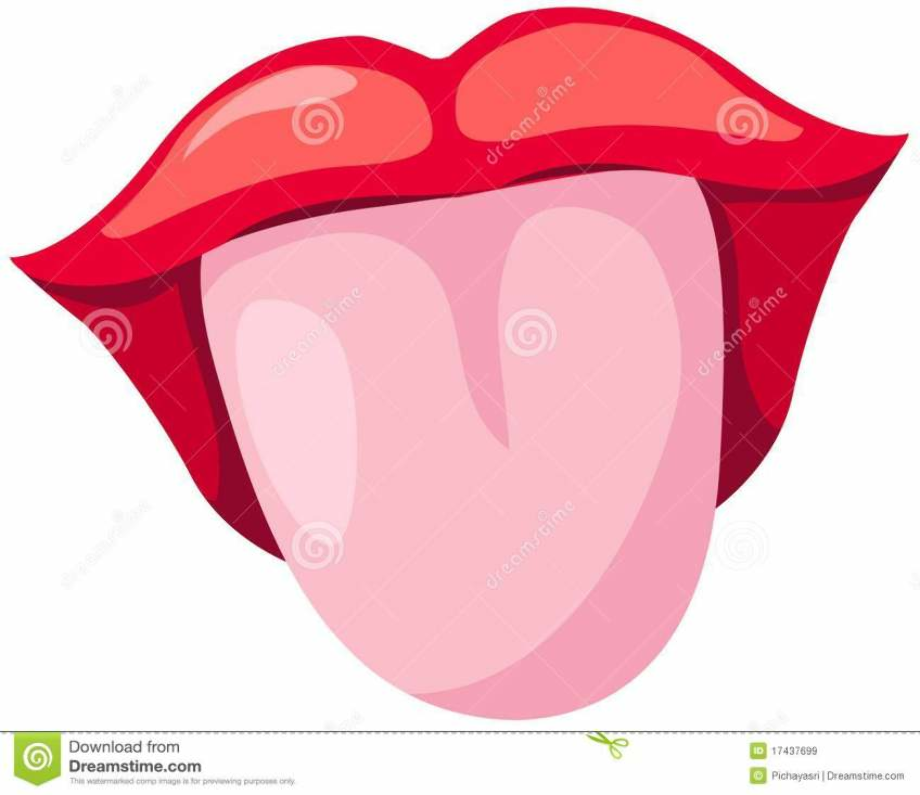 tongue clipart taste