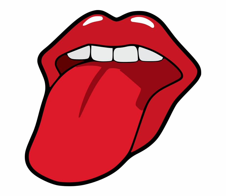 tongue clipart twisted