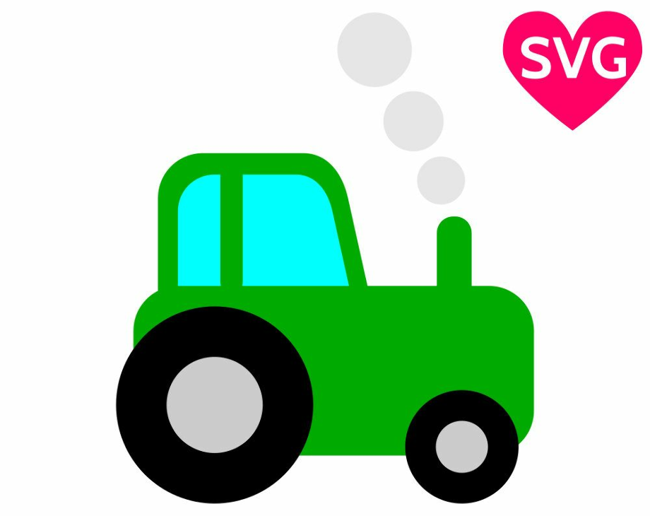 tractor clipart svg
