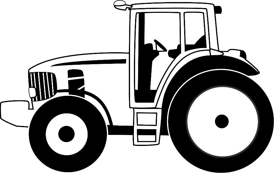 Download High Quality tractor clipart white Transparent PNG Images