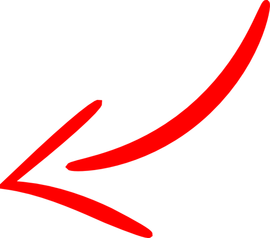 red arrow transparent icon