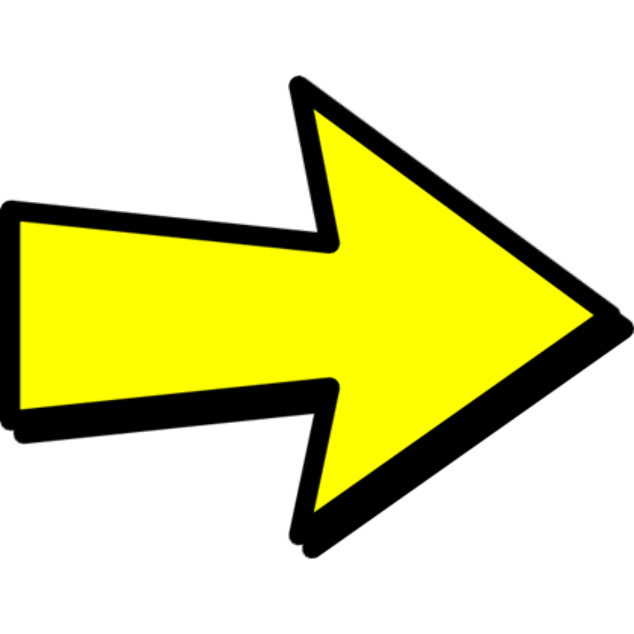 Download High Quality Transparent Arrow Yellow Transparent Png Images