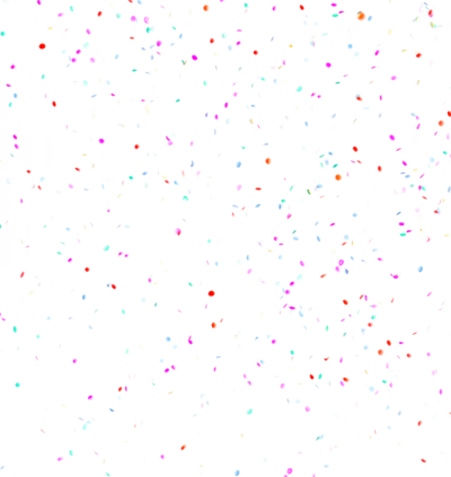 confetti transparent background border