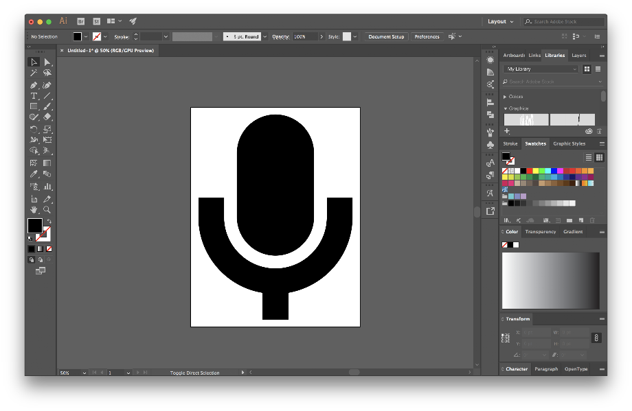 Adobe Illustrator Hintergrund Transparent