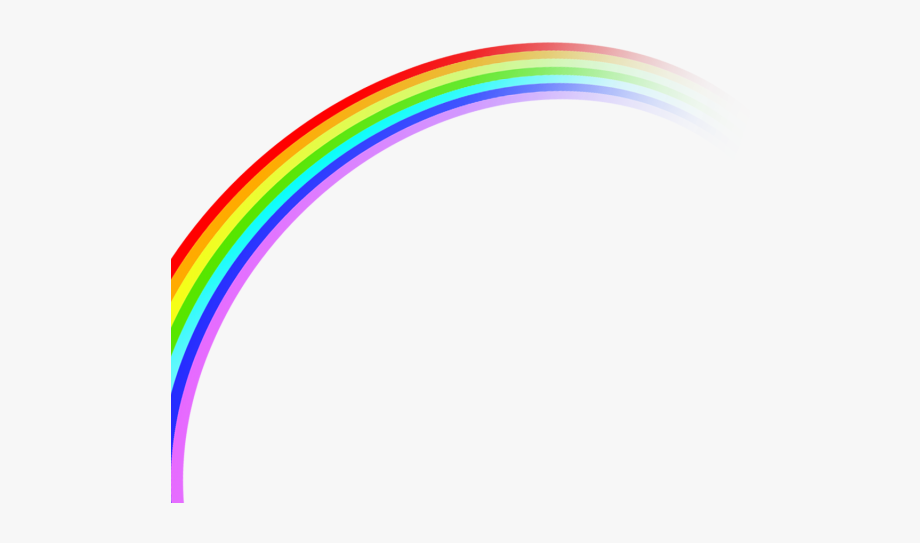 transparent background rainbow