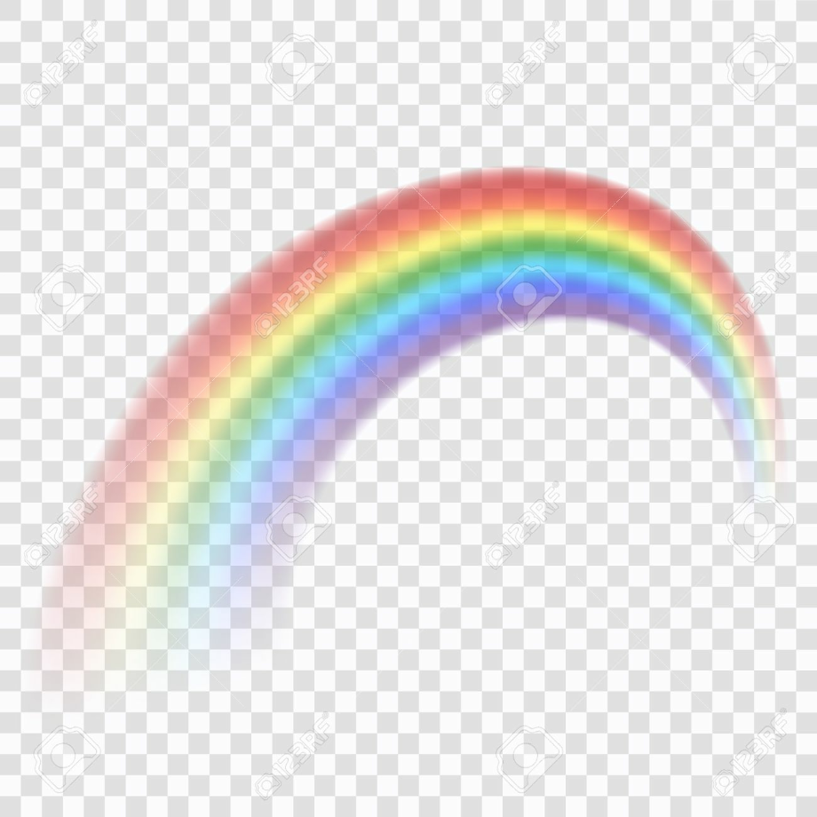 transparent background rainbow