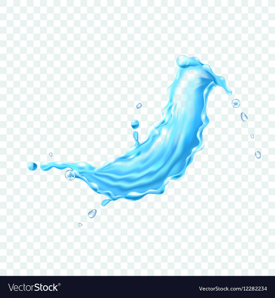 transparent background water