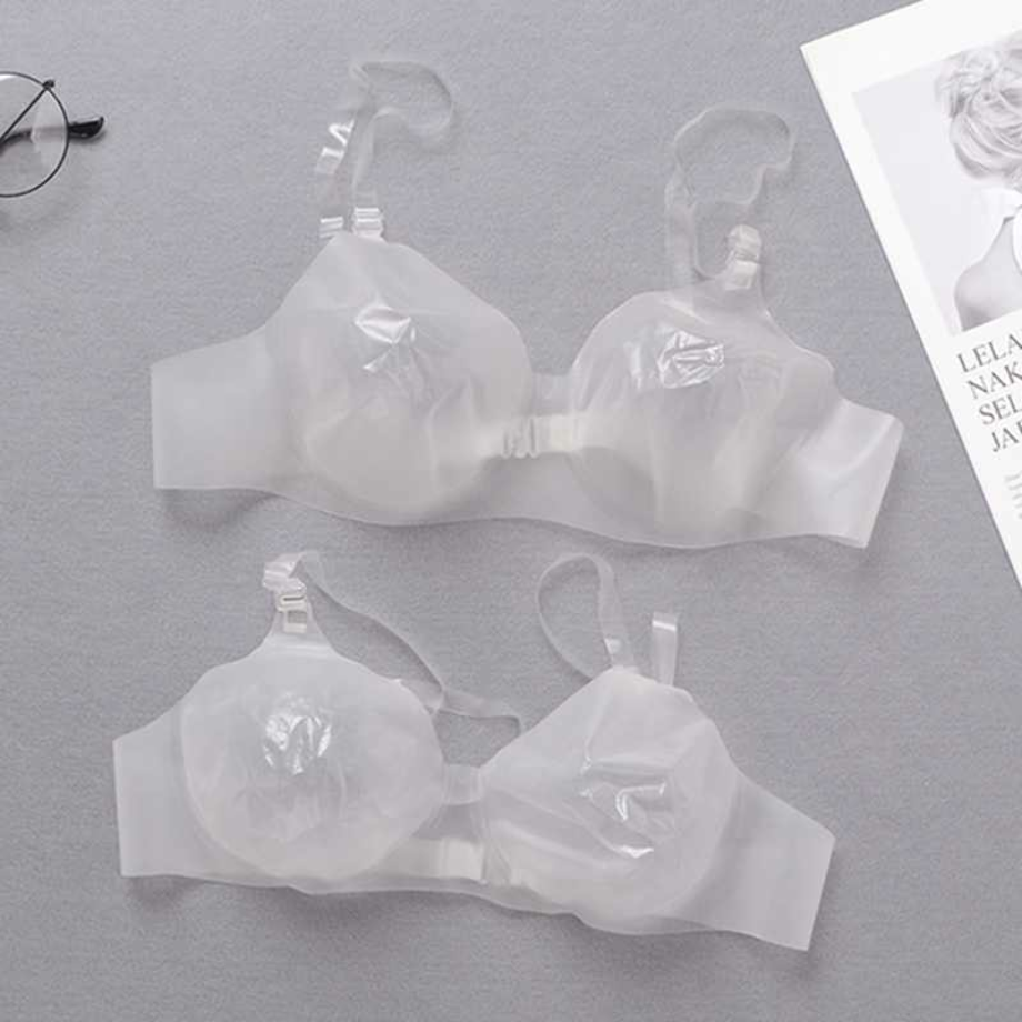 Transparent bra quarter. Bras special bralette three