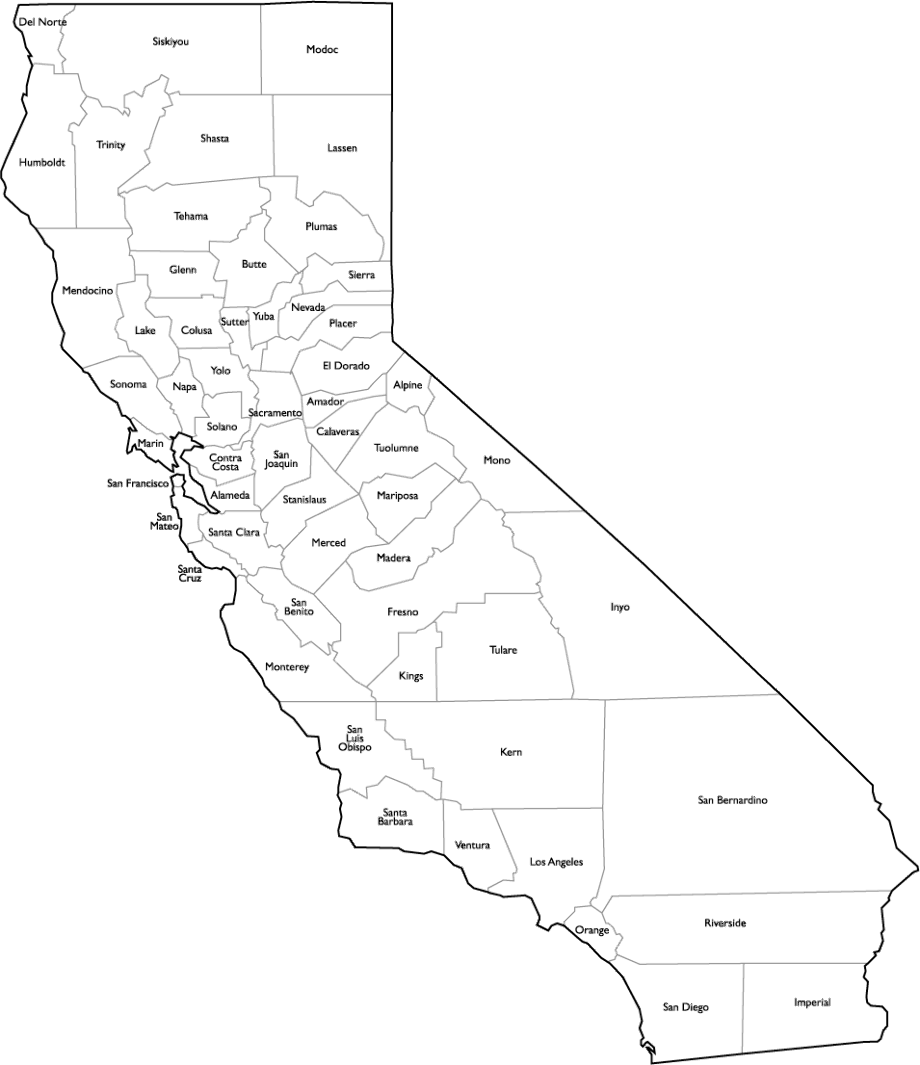 Download High Quality transparent california county Transparent PNG ...