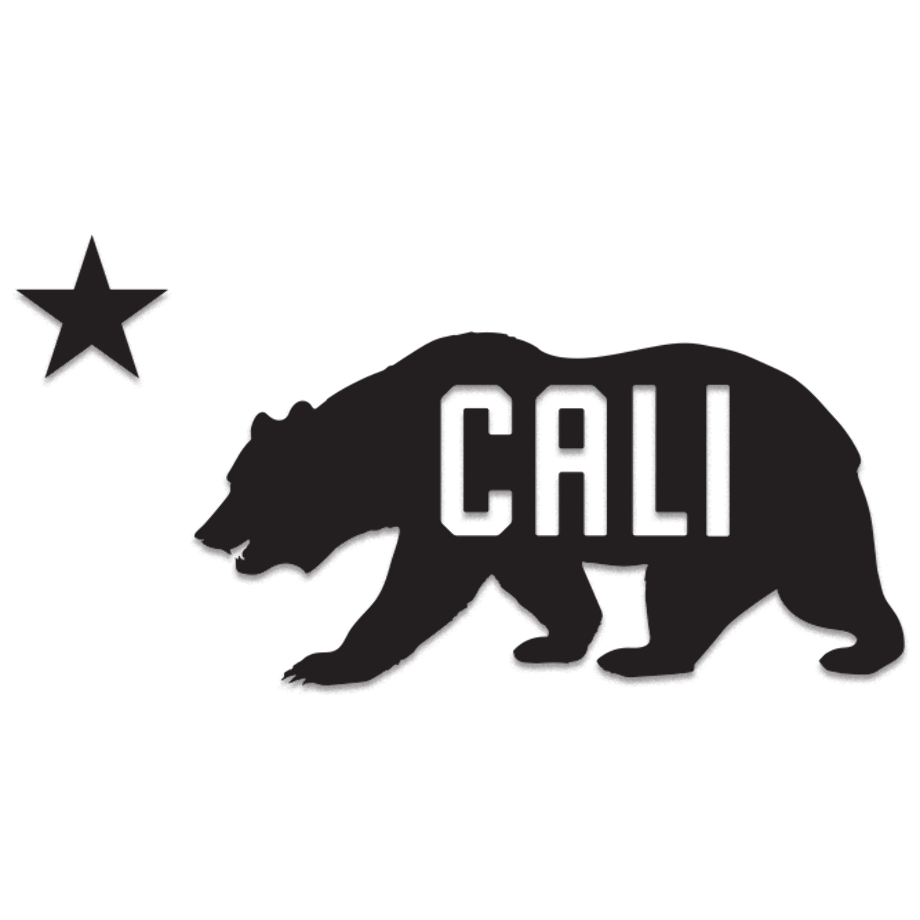transparent california grizzly bear