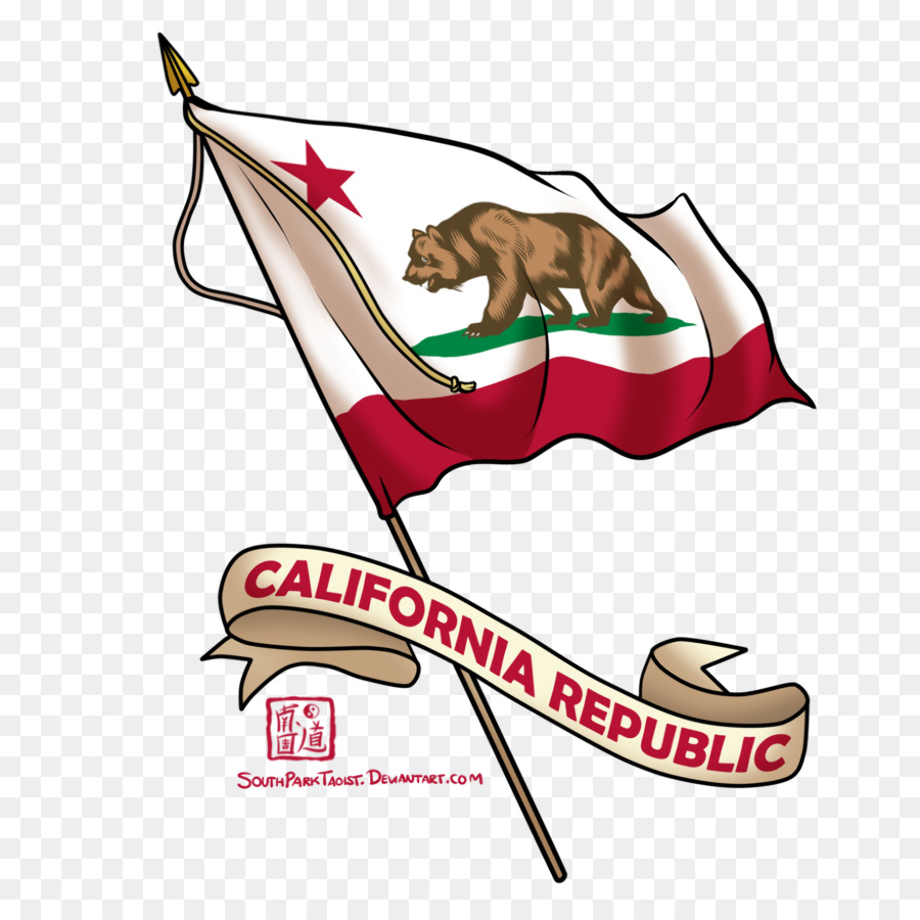 california transparent flag
