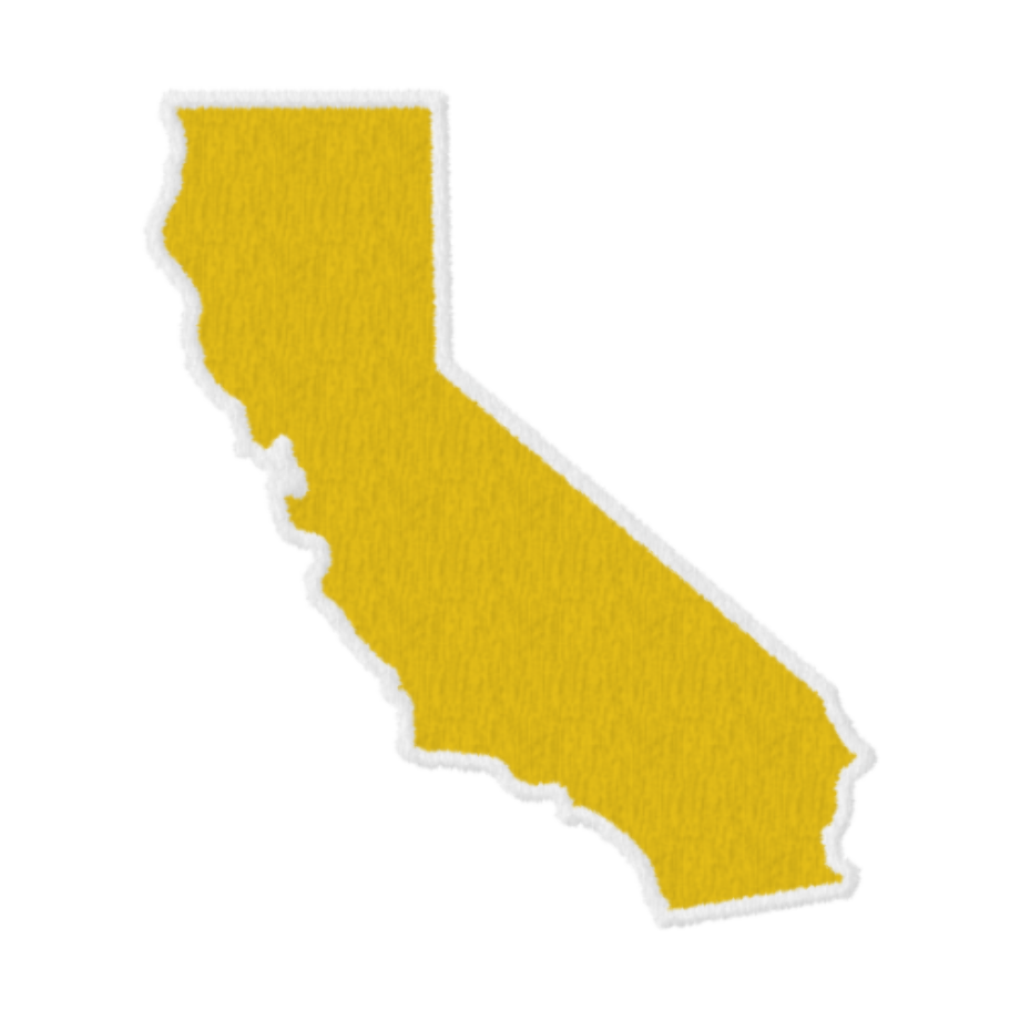 transparent california shape