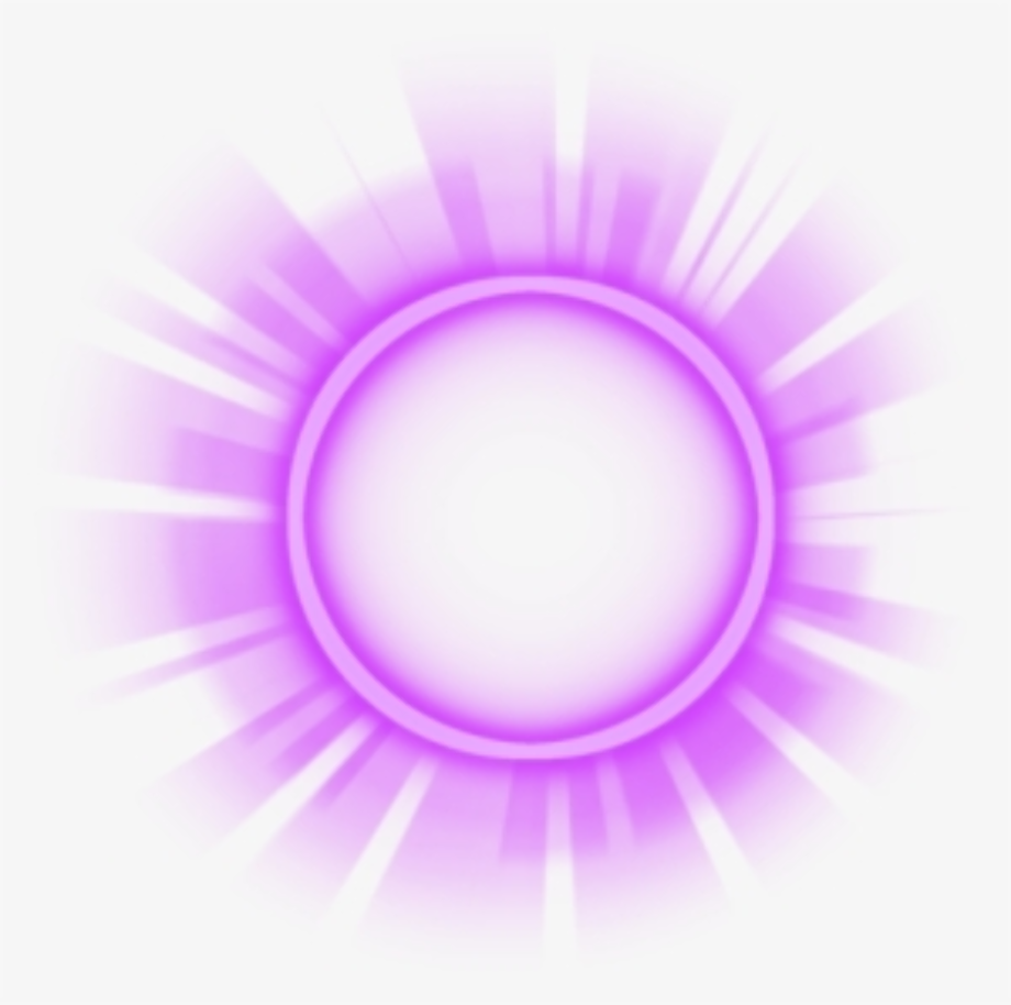 transparent circle glowing