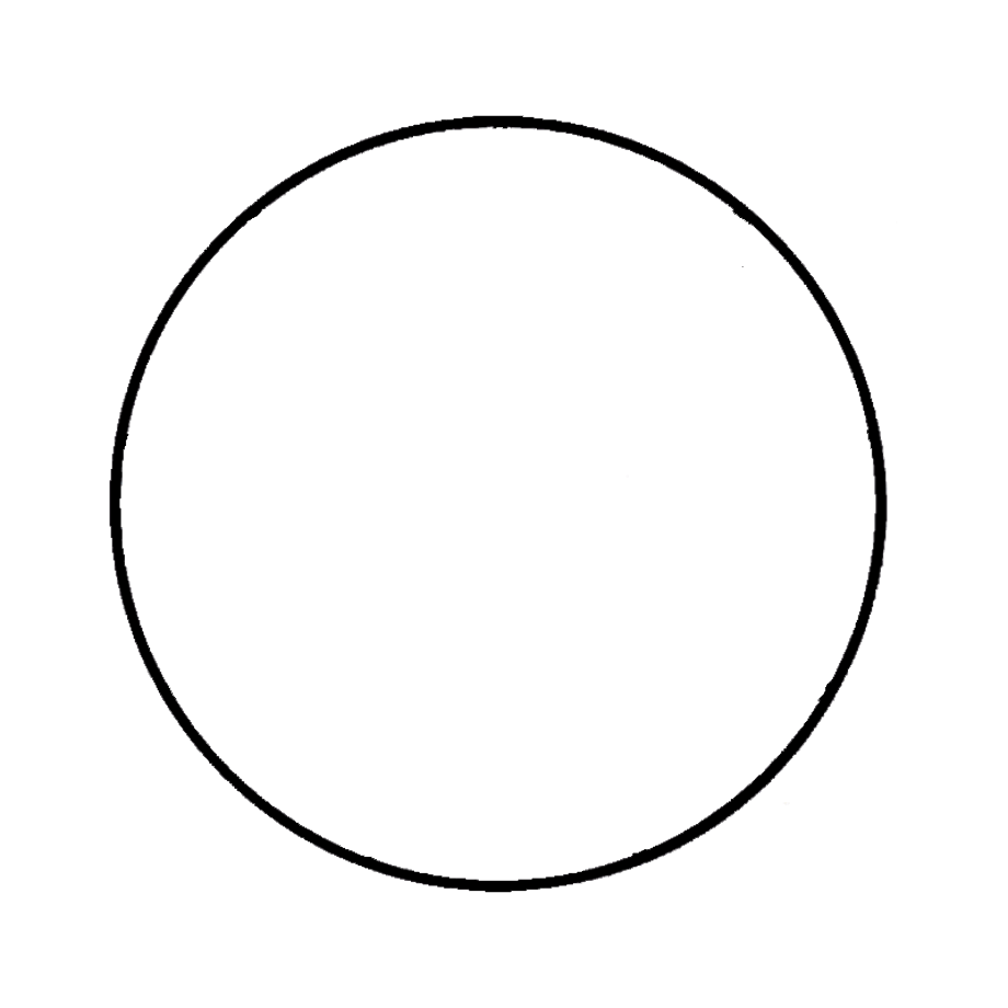 transparent circle thin