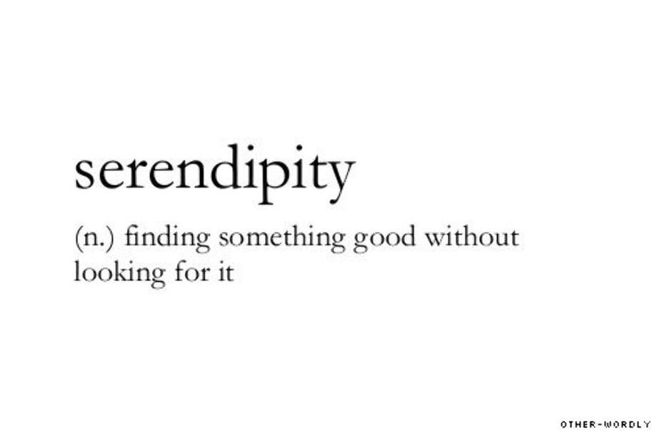 transparent definition serendipity