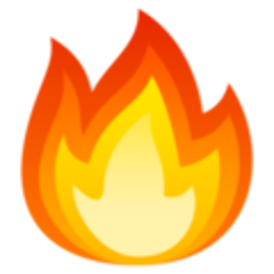 heart with fire emoji
