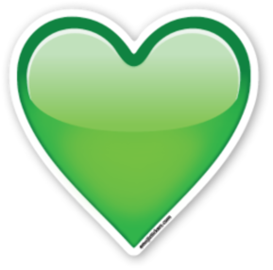 transparent emojis green