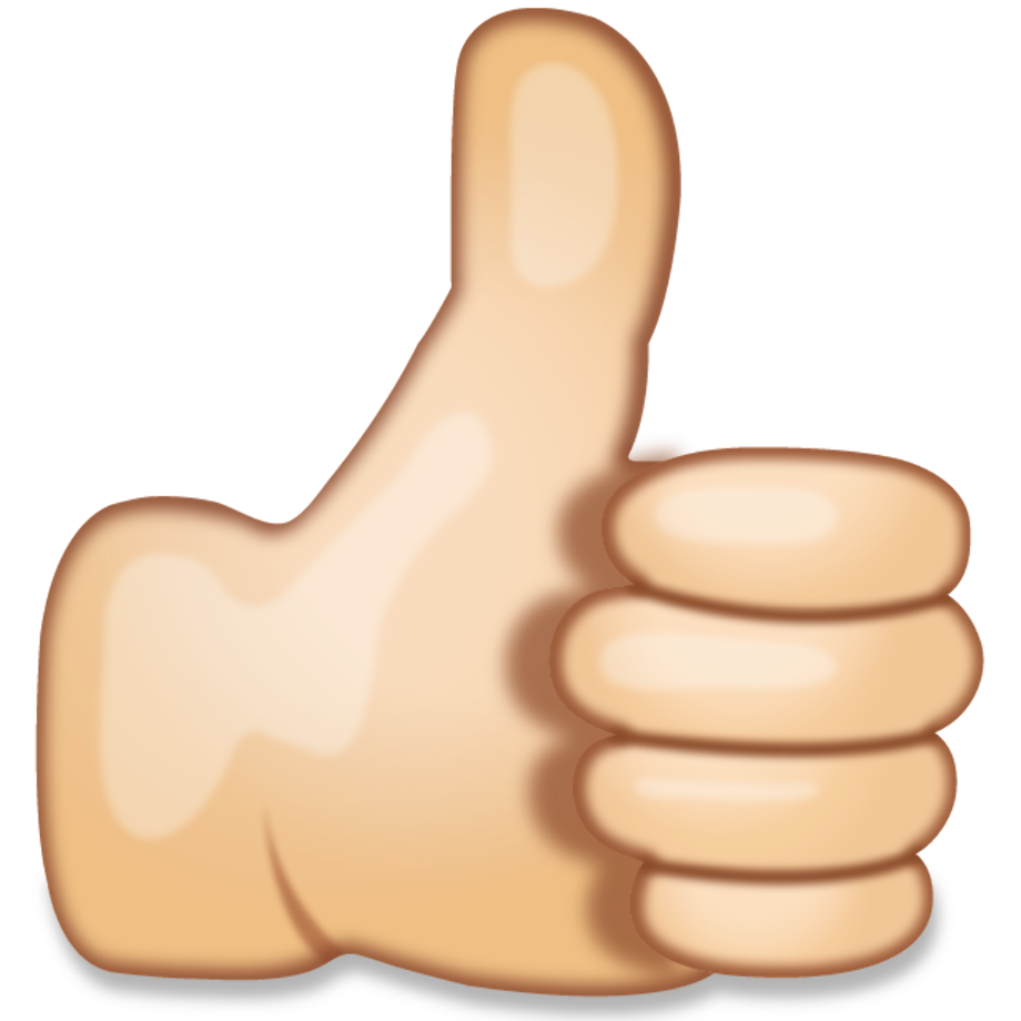 thumbs up 3d emoji meme