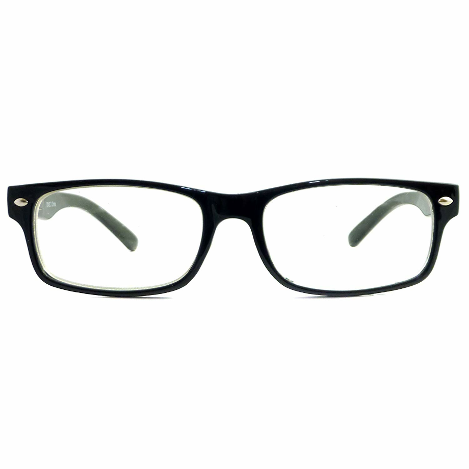 transparent glasses rectangular