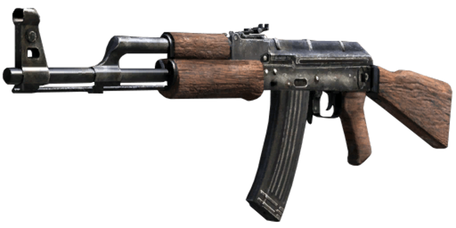 transparent gun ak47