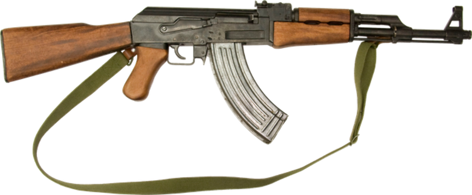 Transparent gun ak47. Let s clear out