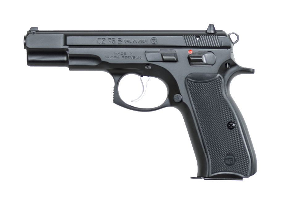 Transparent gun black. Cz b