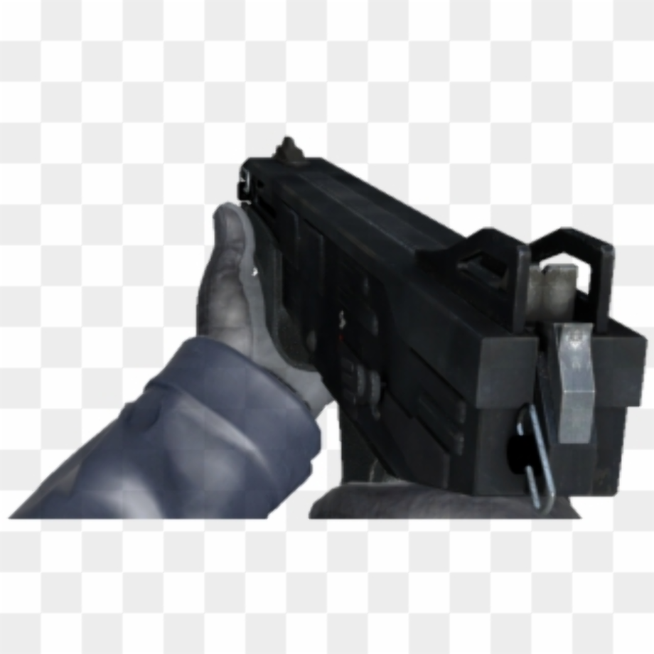 transparent gun first person